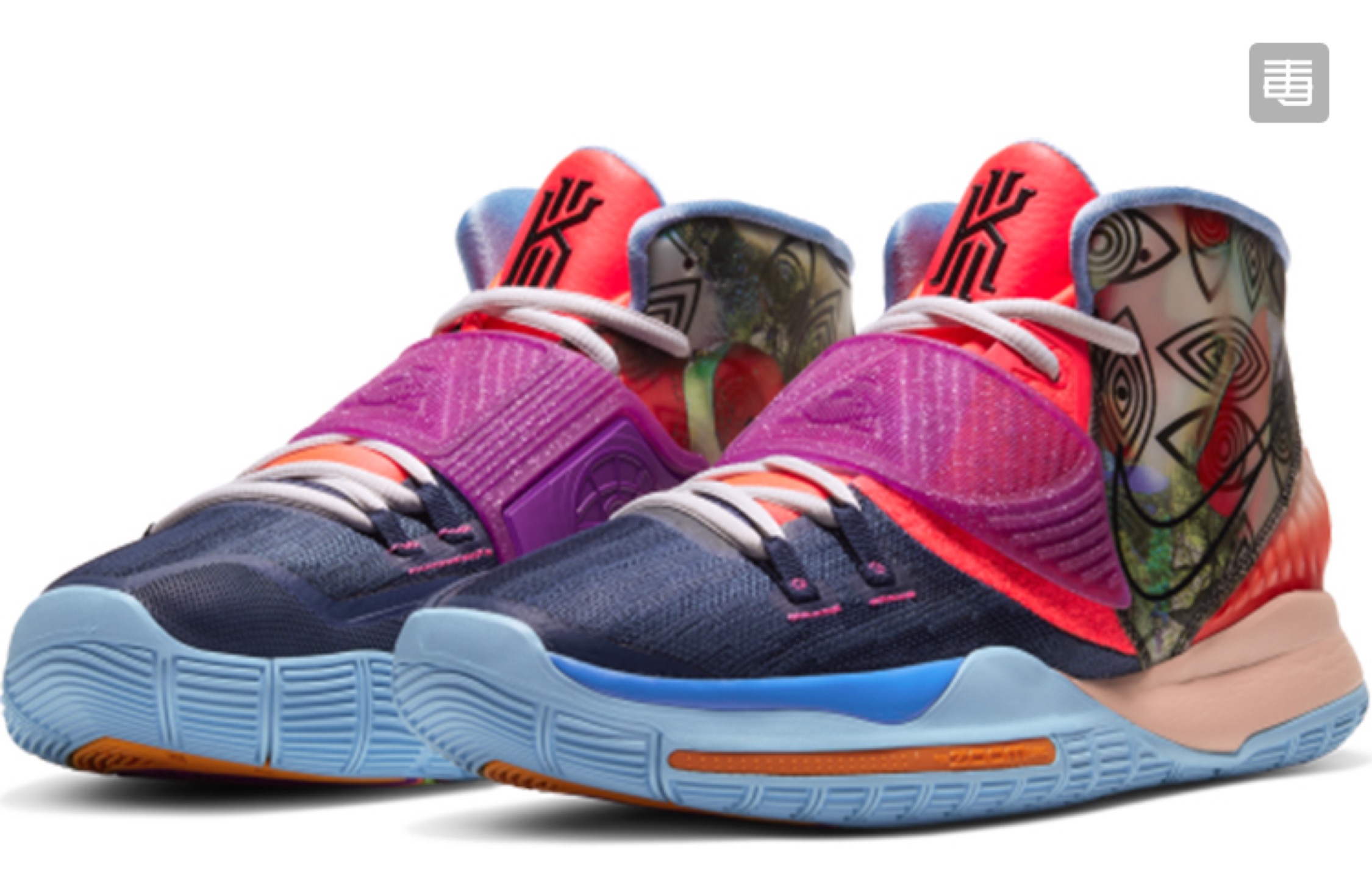 Nike Kyrie 6 the World Version Colorful Shoes